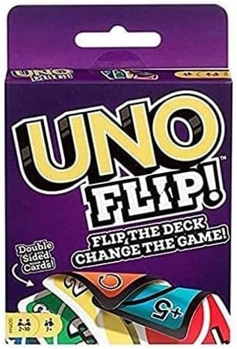 Mattel Uno Flip and Skip Bo 2-Pack Combo Card Game