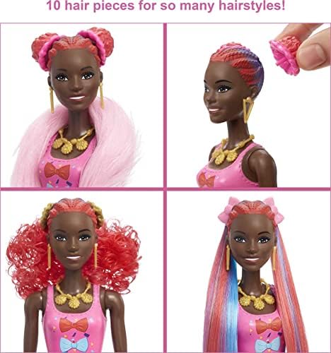 Barbie Color Reveal Glitter Hair Swaps Doll