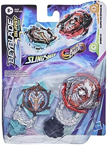 Beyblade Burst Surge Dual Collection Pack Hypersphere Eclipse Evo Devolos D5 and