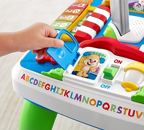Fisher-Price Baby to Toddler Toy Laugh Learn Around The Town Learning Activity Table with