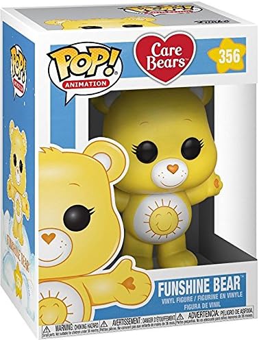 Funko Pop Animation Care Bears - Funshine Bear Vinyl Figure Bundled with Compatible Pop