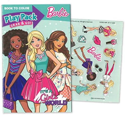 Mattel Barbie Toothbrush 2-Pack Bundle Barbie Soft Toothbrushes for Girls Barbie Bathroom