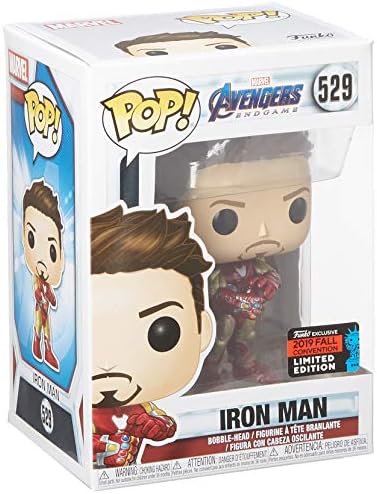 Funko Pop Marvel Avengers Endgame - Tony Stark Iron Man 3 with Gauntlet Fall Convention