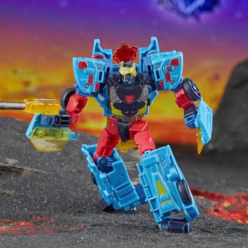 Transformers Legacy United Deluxe Class Cybertron Universe Hot Shot 5.5-inch Converting