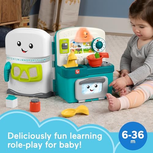 Fisher-Price Baby Toddler Toy Laugh Learn Learning Kitchen Playset