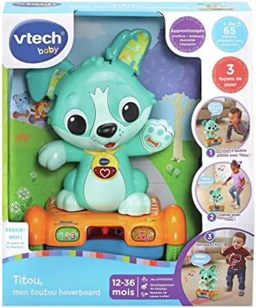 VTech - Titou Mon Toutou Hoverboard Interactive Dog - 13 Years - Version FR
