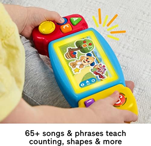 Fisher-Price Laugh Learn Baby Toddler Toy Twist Learn Gamer Pretend Video Game with