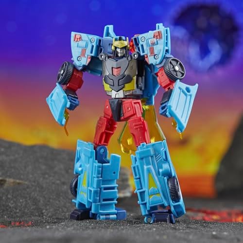 Transformers Legacy United Deluxe Class Cybertron Universe Hot Shot 5.5-inch Converting