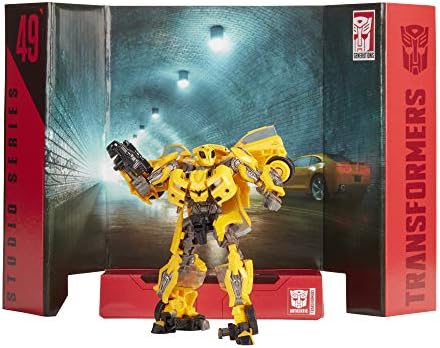 Transformers Studio Series 49 Deluxe Class Movie 1 Bumblebee Action Figure - Ages 8 Up