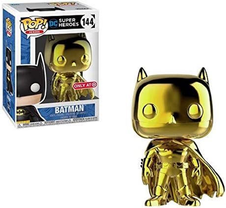Funko Pop DC Super Heroes Batman Gold Chrome Vinyl Figure