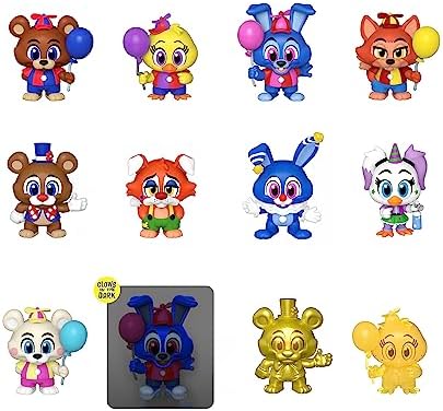 Funko Mystery Mini - Five Nights at Freddy's FNAF Security Breach - 1 of 12 to Collect - Styles Vary - Five Nights at Freddy's - Collectable Vinyl Figure