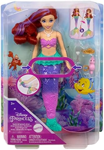 Mattel Disney Princess Ariel Swimming Mermaid Fashion Doll