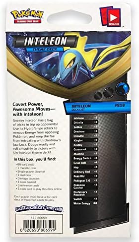 Pokemon TCG Sword Shield Theme Deck Featuring Inteleon