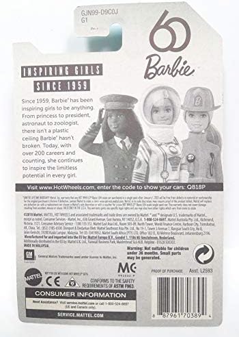 Hot Wheels Barbie 60 '14 Corvette Stingray