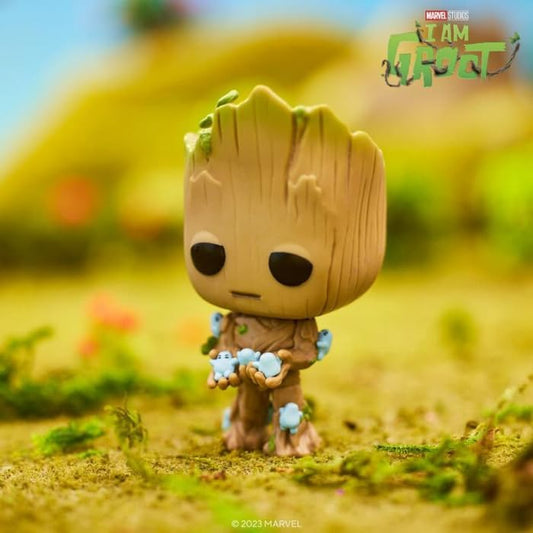 Funko POP Marvel Guardians of The Galaxy - Groot with Grunds - Groot Shorts - Collectable Vinyl Figure