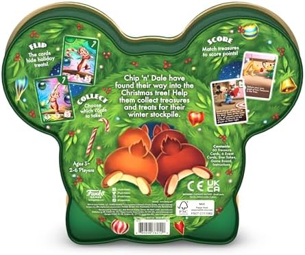 Funko Chip 'n' Dale Christmas Treasures Card Game - Collector's Edition