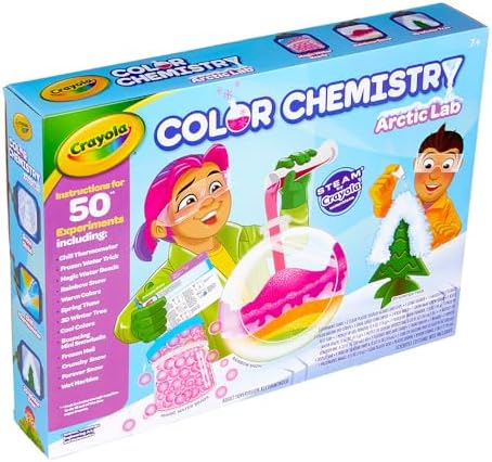 Crayola Arctic Color Chemistry Set for SteamStem Activities Educational Toy Ages 7 8 9 10