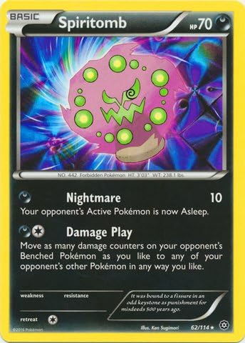 Pokemon - Spiritomb 62114 - XY Steam Siege