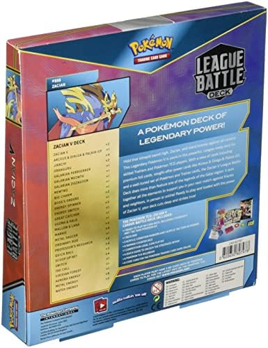 Pokemon TCG Zacian V League Battle Deck Multicolor