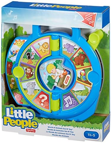 Fisher-Price Little People Toddler Learning Toy World of Animals See 'N Say with Music