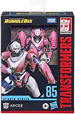 Transformers Studio Series 85 Deluxe Class Bumblebee Arcee Action Figure - Ages 8 and Up