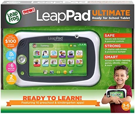 LeapFrog LeapPad Ultimate Ready for School Tablet Green