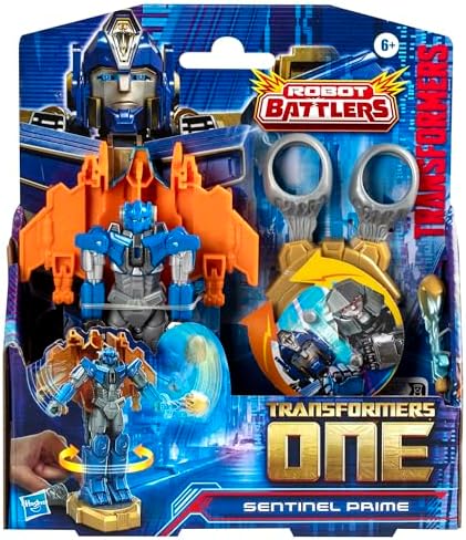 Transformers One Robot Battlers Sentinel Prime 4.5-Inch Robot Action Figure Interactive