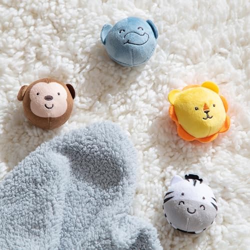 Melissa & Doug Melissa Doug Rollables Safari Friends Infant and Toddler Toy 4 Pieces