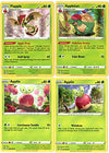 Pokemon Flapple Appletun Evolution Card Set - Applin - Sword Shield Rebel Clash - 4 Rare