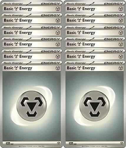 Pokemon Basic Metal Energy Lot - Scarlet Violet - x12 Card