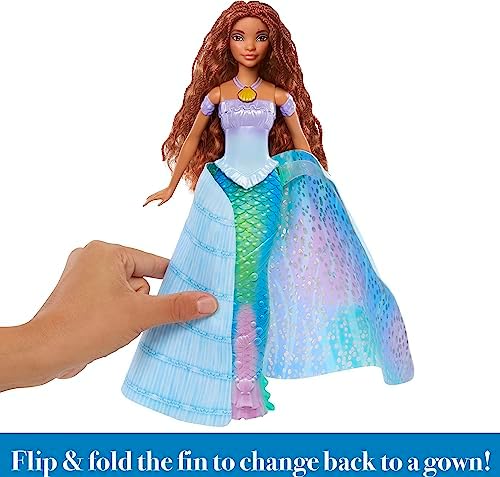 Mattel Disney Princess The Little Mermaid Transforming Ariel Fashion Doll