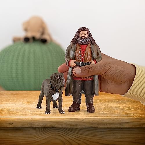 Schleich Wizarding World of Harry Potter 2-Piece Set with Hagrid Fang Figurines for Ages 6