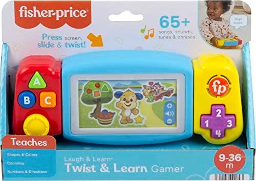 Fisher-Price Laugh Learn Baby Toddler Toy Twist Learn Gamer Pretend Video Game with