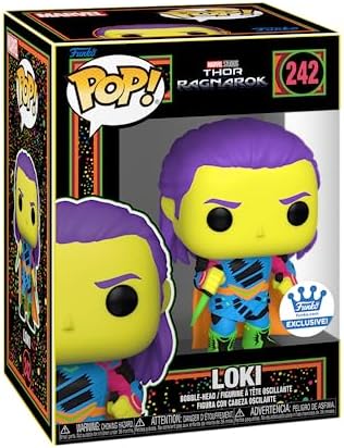 Funko Pop Loki Black Light 242 Box Include