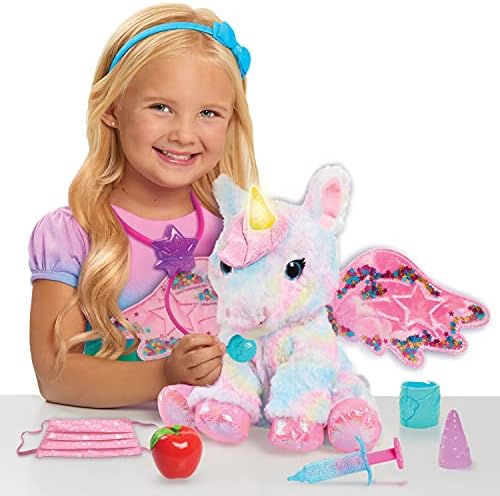 Barbie Dreamtopia Unicorn Doctor Interactive Lights and Sounds Plush with Backpack