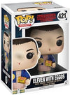 Funko Pop Stranger Things Eleven with Eggos Vinyl Figure Styles May Vary - withWithout Blonde WigMulticolorStandard13318 - Collectable Vinyl Figure