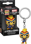 Funko Pop Keychain Marvel Luchadores - Captain Marvel