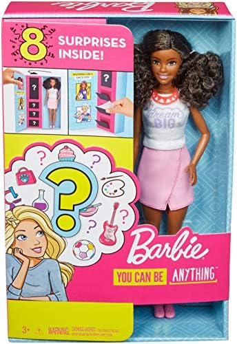 Barbie Surprise Careers with Doll and Brunette Curly