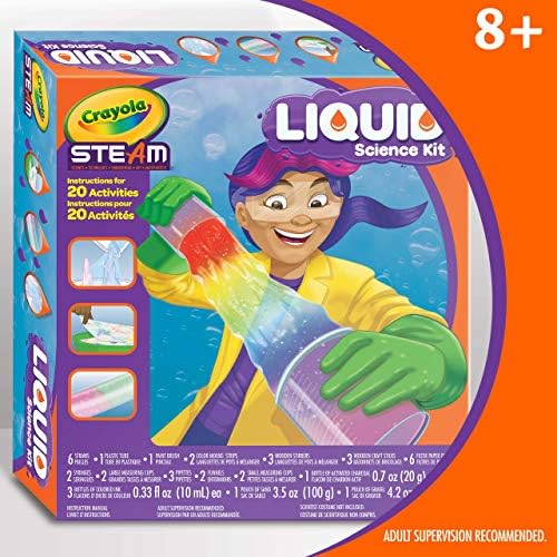 Crayola Liquid Science Kit for Water Experiments Educational Toy 7 8 910
