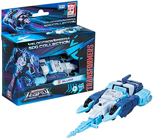 Transformers Generations Legacy Velocitron Speedia 500 Deluxe Collection Blurr Age 8 and