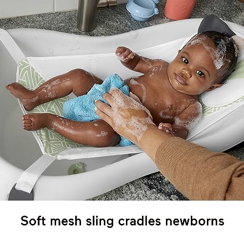 Fisher-Price Baby to Toddler Bath 4-In-1 Sling 'N Seat Tub with Removable Infant Support