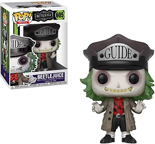 Funko POP Beetlejuice - Beetlejuice with Hat Pop Vinyl Figure Bundled with Compatible Pop