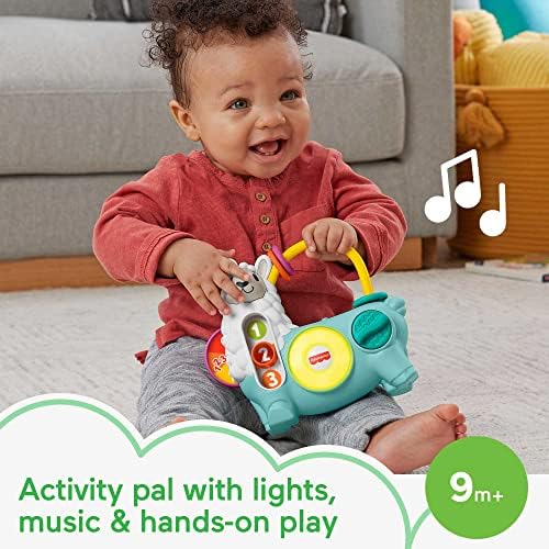 Fisher-Price Baby Learning Toy Linkimals 123 Activity Llama for Ages 9 Months Compatible