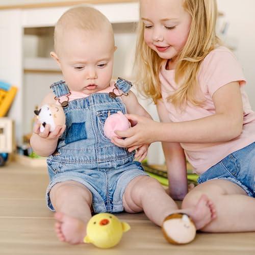 Melissa & Doug Melissa Doug Rollables Farm Friends Infant and Toddler Toy 4 Pieces 4 soft