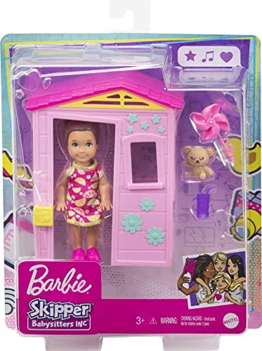 Barbie Skipper Babysitters Inc. Set with Small Toddler Doll