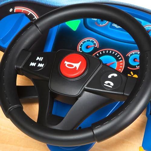 Melissa & Doug Melissa Doug Vroom Zoom Interactive Wooden Dashboard Steering Wheel