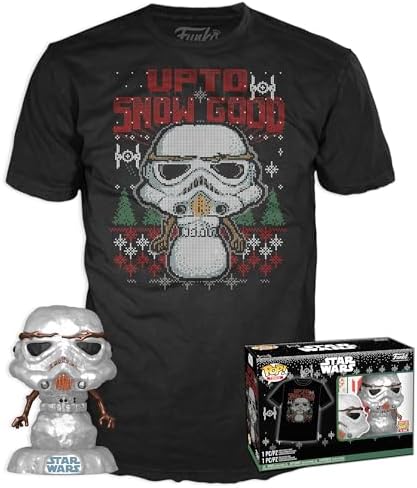 Funko Pop Toy Figure - Stormtrooper - Star Wars - T-Shirt - Clothes with Collectable Vinyl Figure
