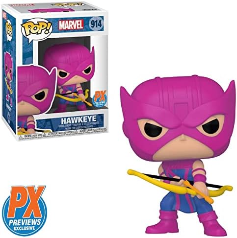 Funko POP Marvel Avengers - Classic Hawkeye PX Previews Pop Vinyl Figure Bundled with