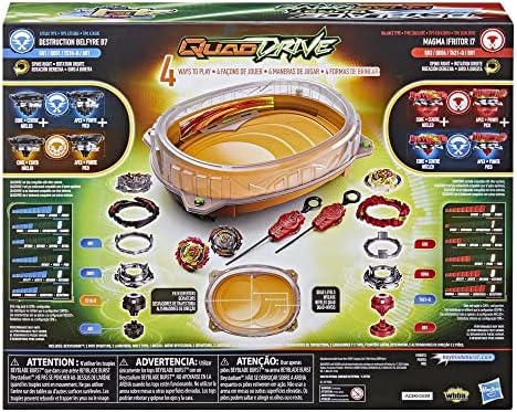 BEYBLADE Burst QuadDrive Cosmic Vector Battle Set - Battle Game Set with Beystadium 2