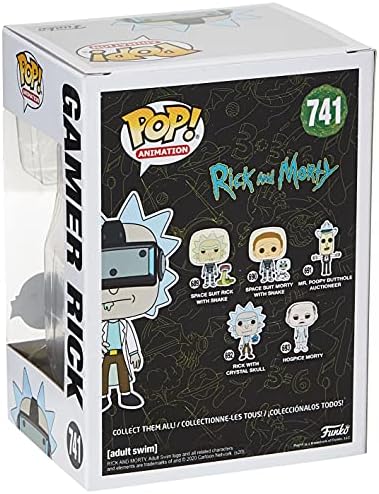 Funko POP Rick Morty Gamer Rick Vinyl Figure 10 cm